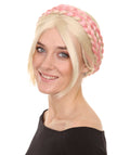Renaissance Womens Braids | Short Blonde With Pink Braid Wig