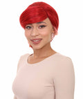 Pretty Red Ponytail Womens Wig