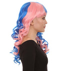 B & W Wig | Pink Sky Curly Cosplay Halloween Wig