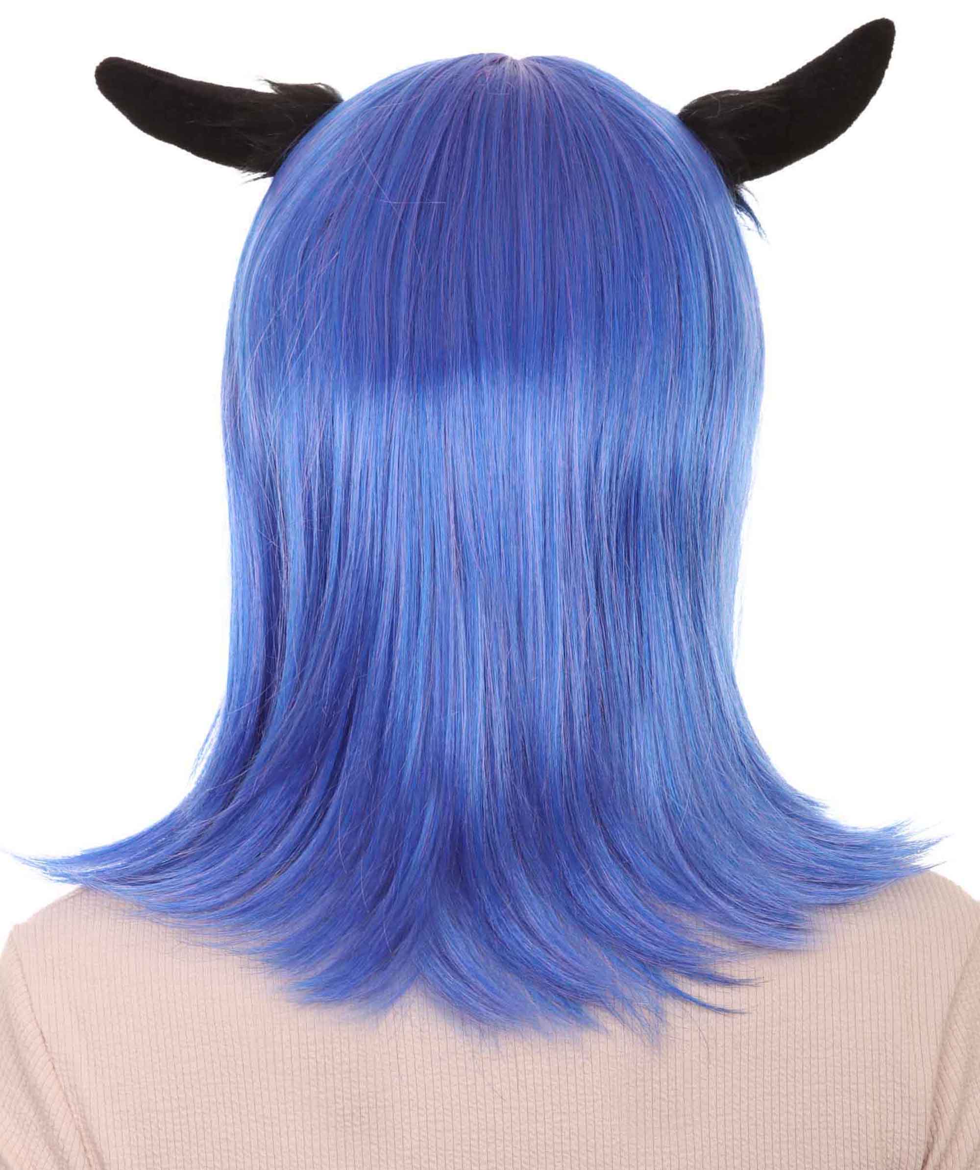 Devil Punky Wig Adult Red