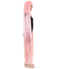 Adult Women Animated Princess Long Rainbow Wig, Multiple Color Options