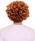 Curly Redish Brown Wigs | Redhead Wig | Premium Breathable Capless Cap