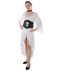 Adult Women Zombie Scary Costume | White Halloween Costume