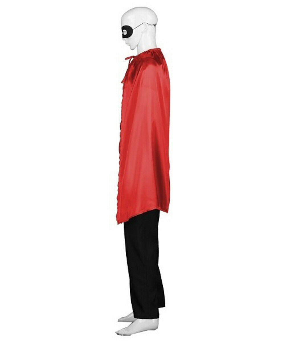 Superhero Cape Adult Green with Matching Green Eyemask