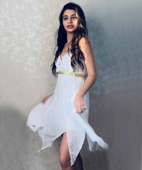 Adult Women's Goddess Costume | White Cosplay Costume