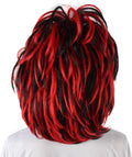 Black and Red Gothic Updo Wig
