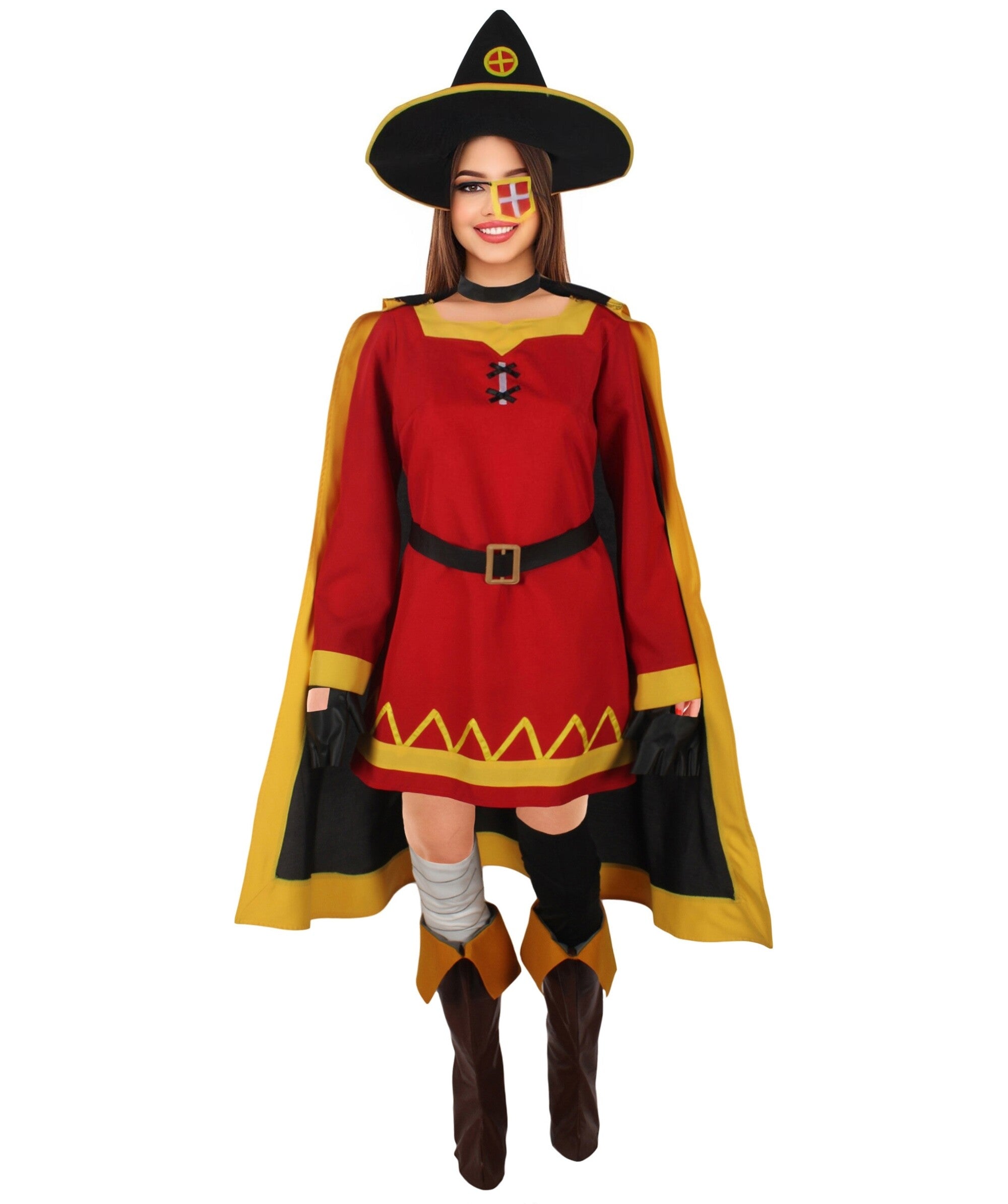 Wizard Red Costume - Small / Red - HalloweenPartyOnline