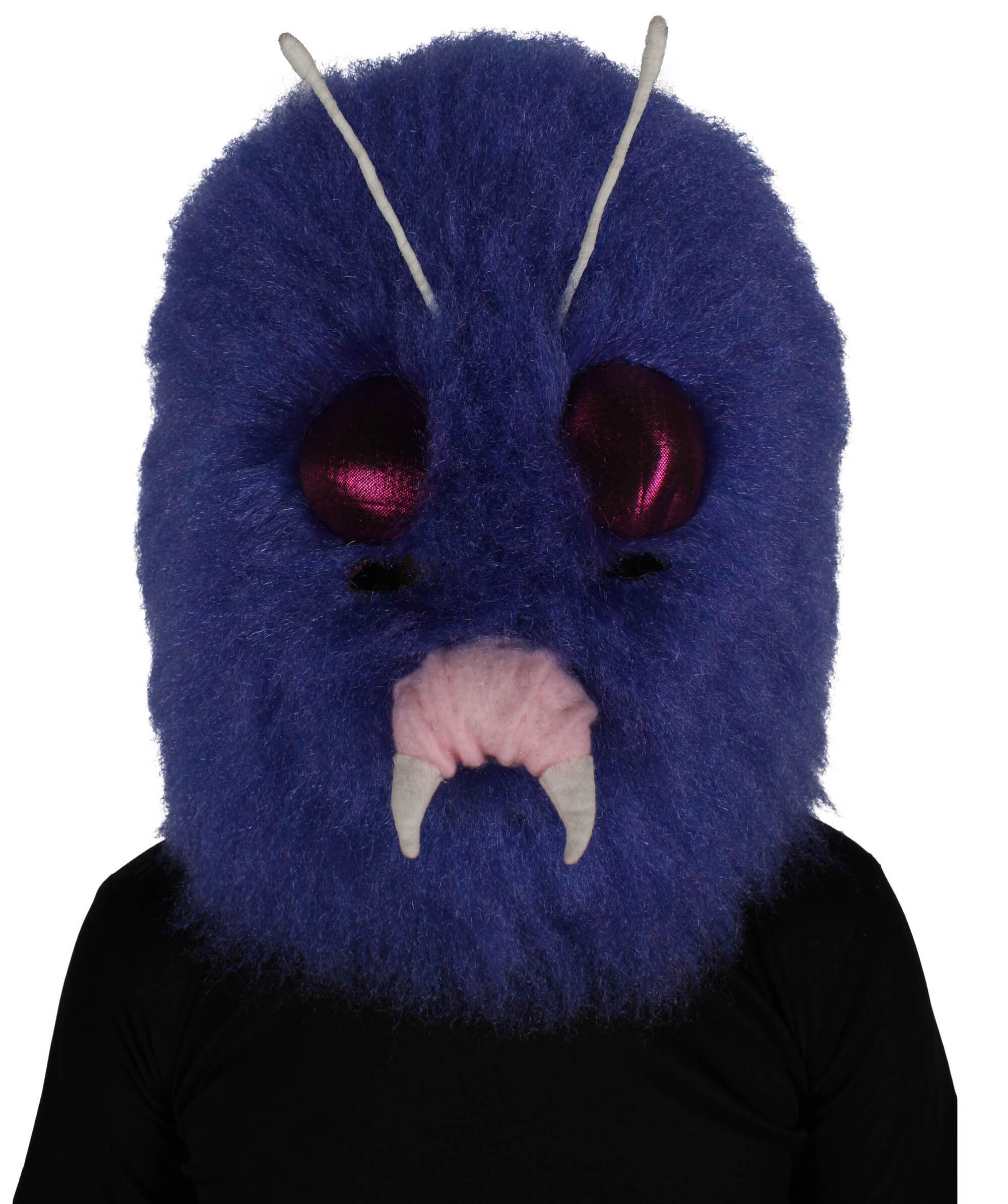 Bug Fable Mask Unisex Cartoon Purple Furry Bug Mask - One Size / Purple ...