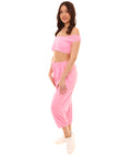 Adult Women's Belly Dance 3 Pc Arbian Costume | Pink Cosplay costume