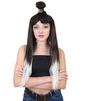 Cavewoman Wig | Long Black Halloween Womens Wig | Premium Breathable Capless Cap