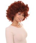 Burgundy Afro Wig