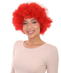 poland flag sport afro wig