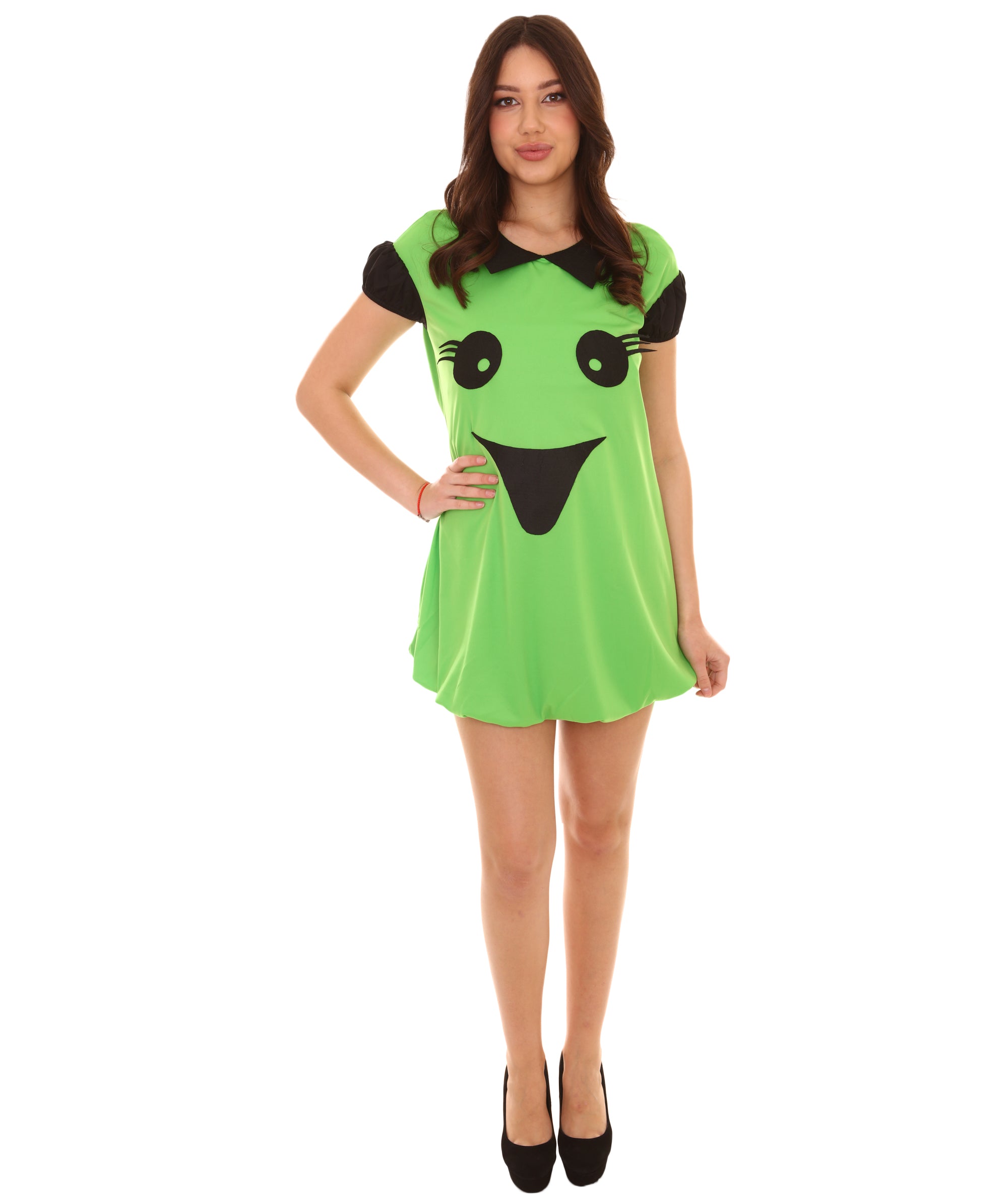 Adult Women's Ghost Dress | Green Halloween Costume - L