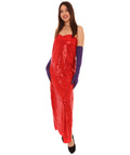 Adult Women's Hollywood Singer TV/Movie Costume ,  Red Cosplay Costume