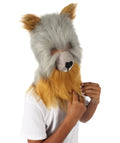 HPO Grey and Brown Squirrel Wig with Mask