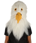 HPO White Eagle Wig with Mask  - Long Synthetic Fibers