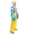 Adult Men's Mad Clown Jumpsuit Costume