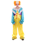 Adult Men's Mad Clown Jumpsuit Costume