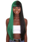 Lace Split Dye Blow Out in Dark Green and Black - Adult Fashion Wig | Nunique | Nunique