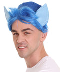 Blue Straight Wig