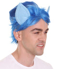 Blue Straight Wig