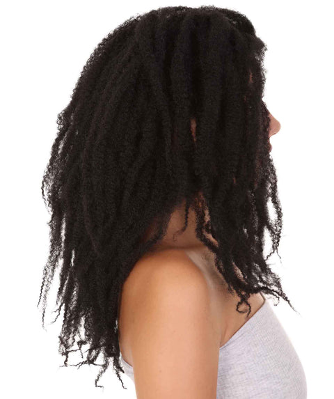 Dreadlock Hairstyle Wigs Side Part | Premium Breathable Capless Cap