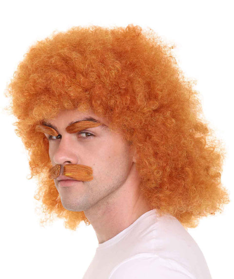 Orange Afro Wig