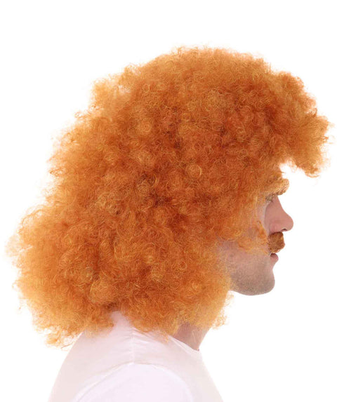 Orange Afro Wig