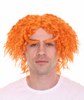 Short orange wig