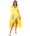 Adult Women's Yellow Costume for Cosplay Game of Thrones Dragon Queen