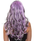 Long Curly Purple Ombre Wig