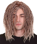 Realistic Dreadlock Wig | Lt Brown Halloween Wigs | Premium Breathable Capless Cap