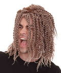 Realistic Dreadlock Wig | Lt Brown Halloween Wigs | Premium Breathable Capless Cap