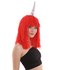 Womens Unicorn Horn Doll Wig 