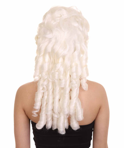 White Women's Colonial Lady  White Historical Wigs 