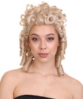 Women Colonial Historical Curly Wig