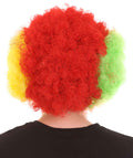 Sport Afro Fun Wig collection | Jumbo Red Yellow Wig