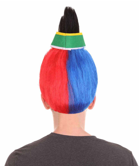 Men's Flag Troll Wig | Premium Breathable Capless Cap