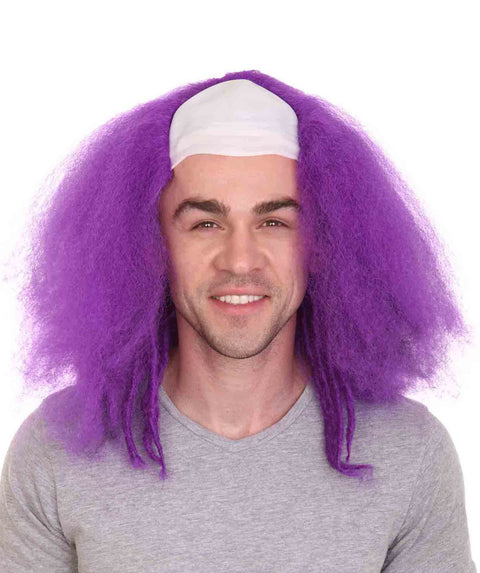 Bald Clown Men's Wig | Multiple Color Choice