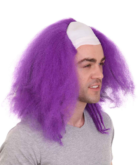 Bald Clown Men's Wig | Multiple Color Choice