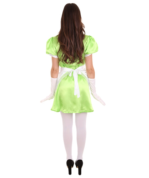 Lime Maid Uniform Costume 