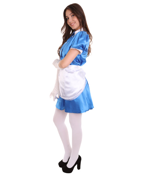 Royal Blue French Maid Costume