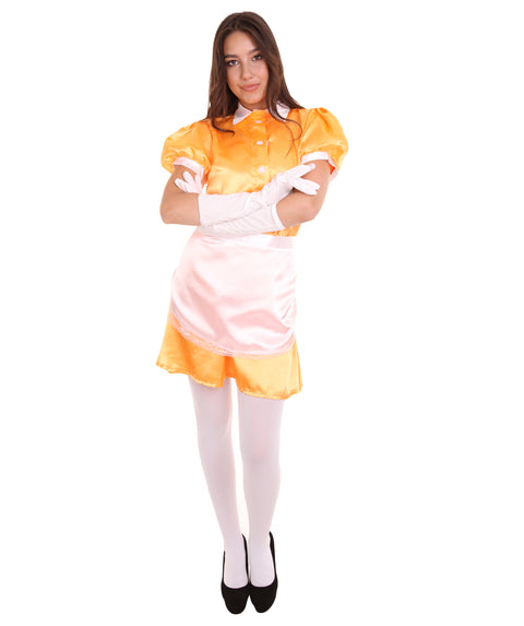 French Apron Maid Uniform Costume