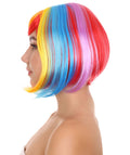 Rainbow Bob Women’s Wig