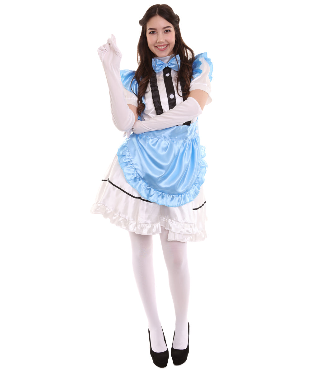 French Maid Fancy Uniform Costume - HalloweenPartyOnline