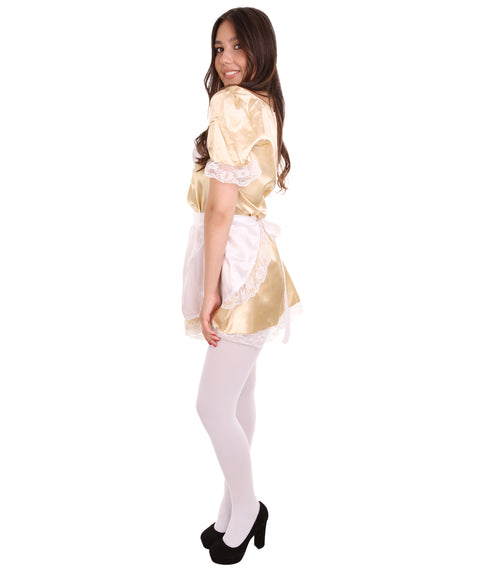 Golden Traditional Maid Costume