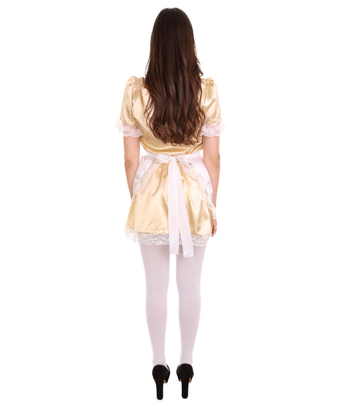 Golden Traditional Maid Costume