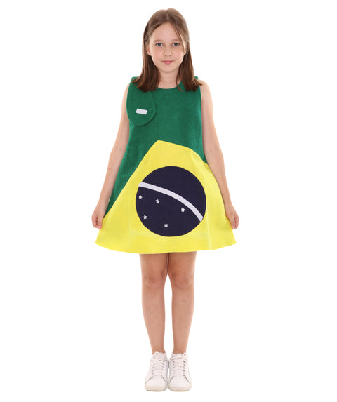 Brazilian flag Troll costume