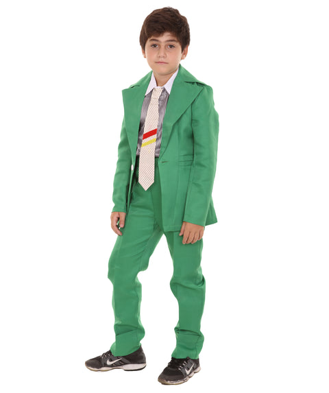 Child Green Singer Costume