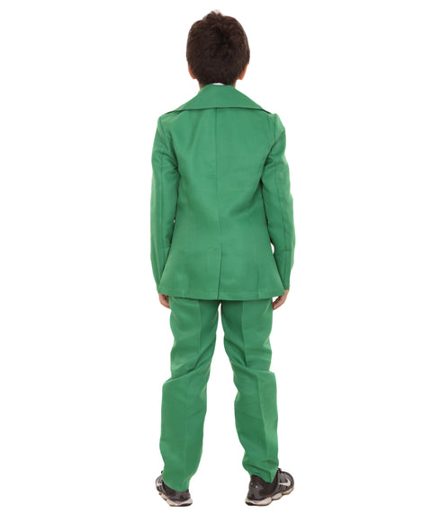 Child Green Singer Costume
